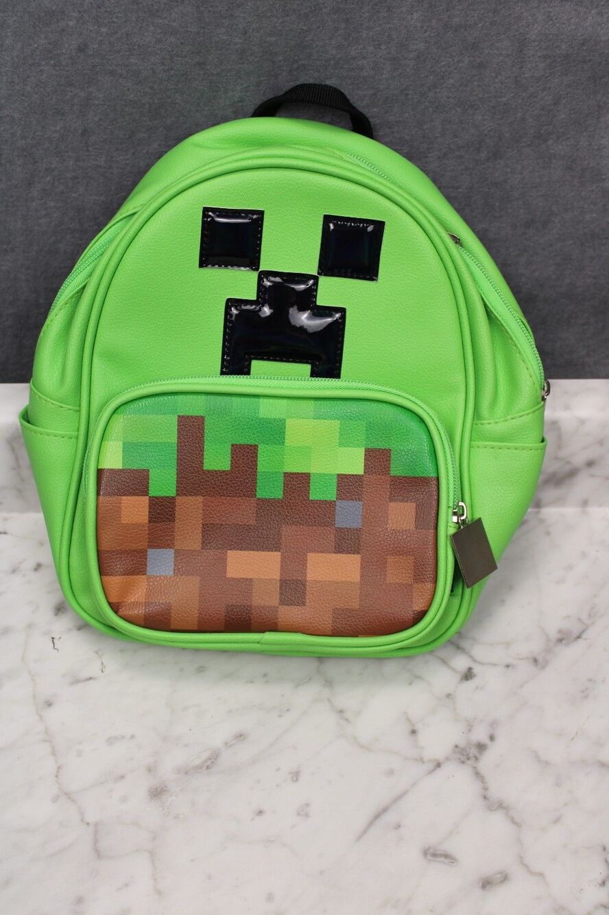 Minecraft Creeper Mini Dome Backpack, Green